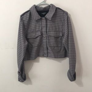 Wild Fable Cropped Purple Jacket